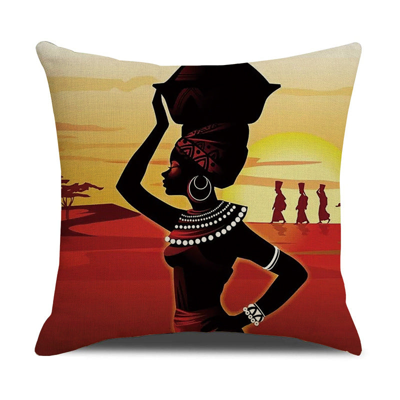 African Ethnic Sofa Decoration Hug Pillowcase Cushion Bedding