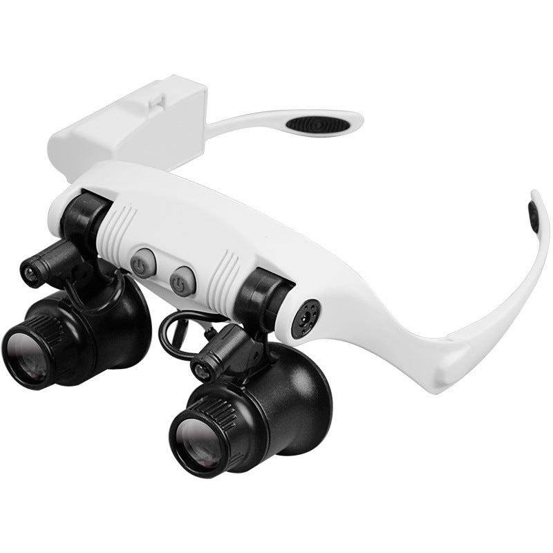 Service lamp magnifier