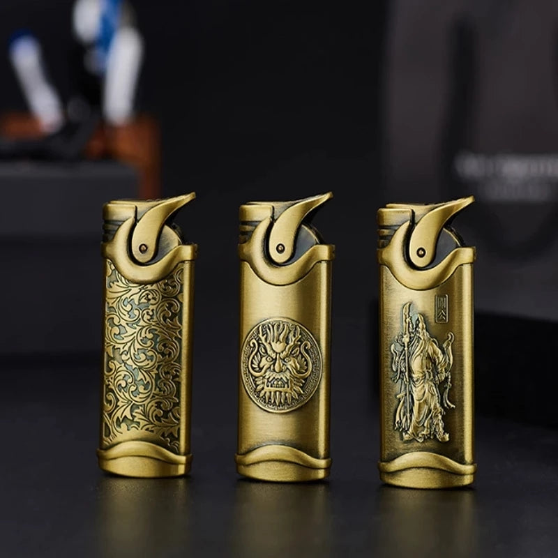 Men's Fashion Simple Vintage Windproof Lighter