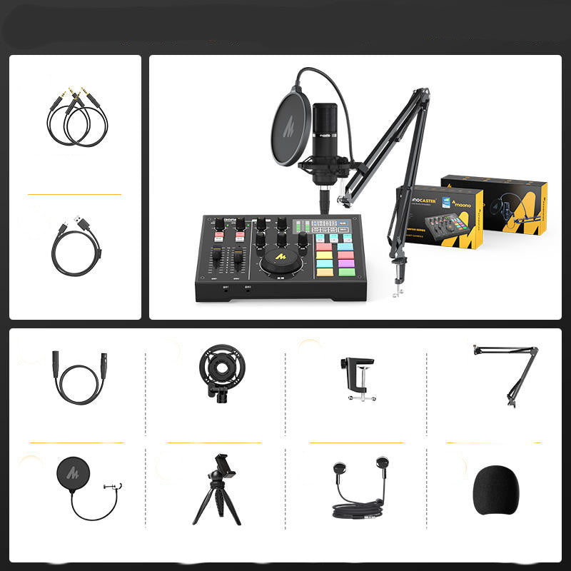 Sound Card Singing Live Special Recording Full Set Of Equipment