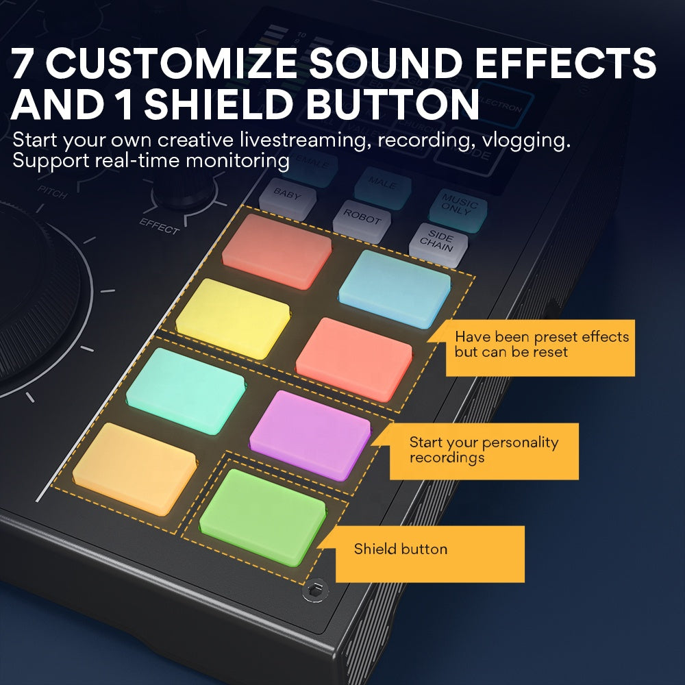 Sound Card Singing Live Special Recording Full Set Of Equipment