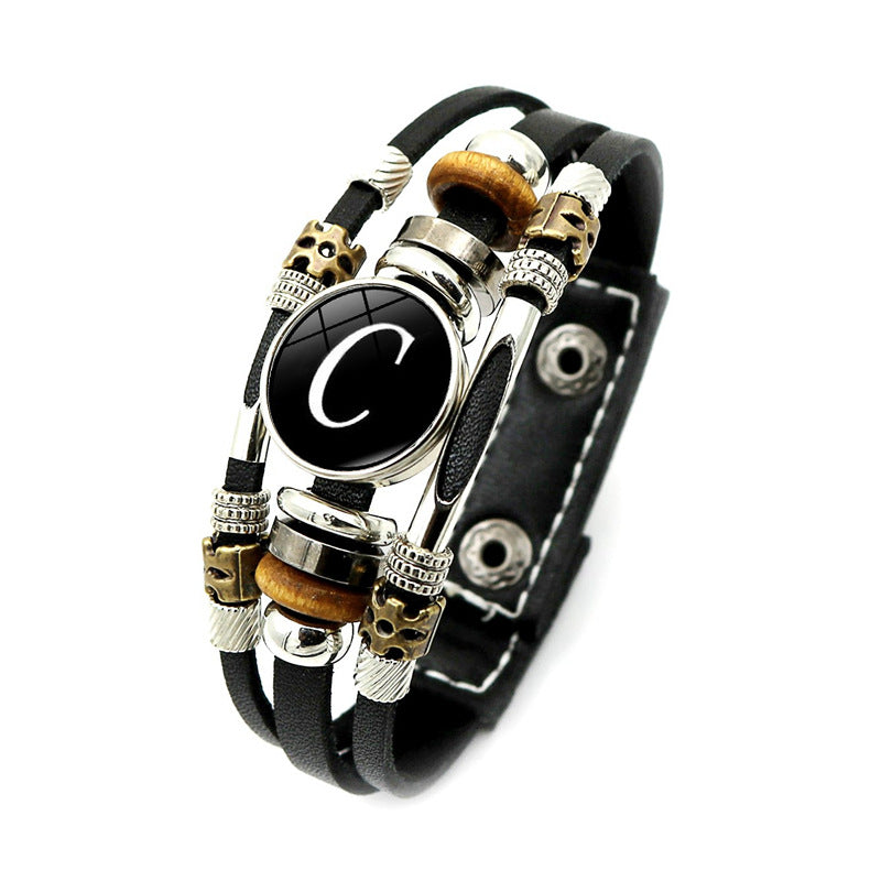 Women's Punk Multi-layer Beaded Bracelet