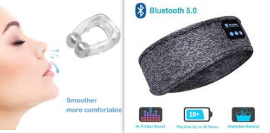 Sleep Headset Bluetooth Headscarf Headband Wireless