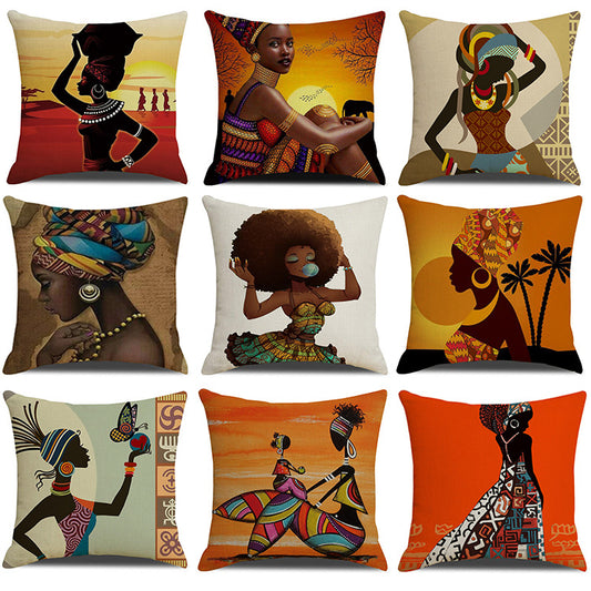 African Ethnic Sofa Decoration Hug Pillowcase Cushion Bedding