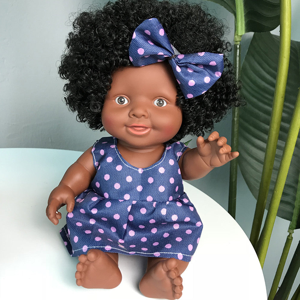 African vinyl doll