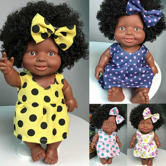 African vinyl doll