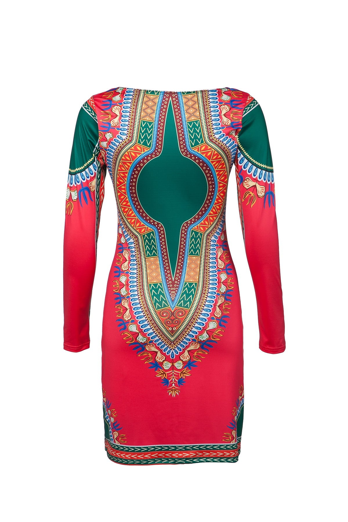 African National Style Totem Print Women's Dress African National Dress