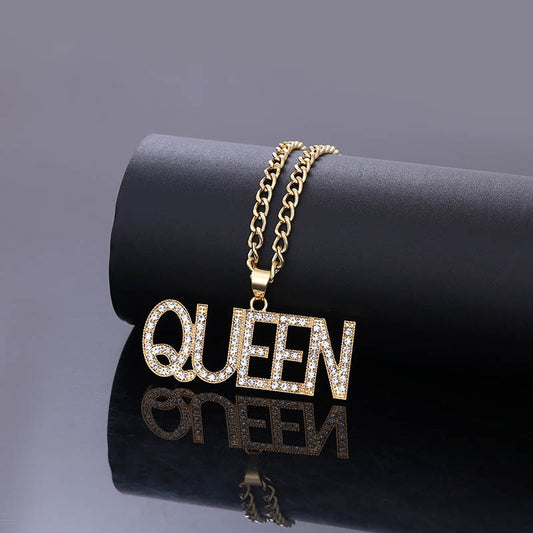 Alphabet QUEEN necklace