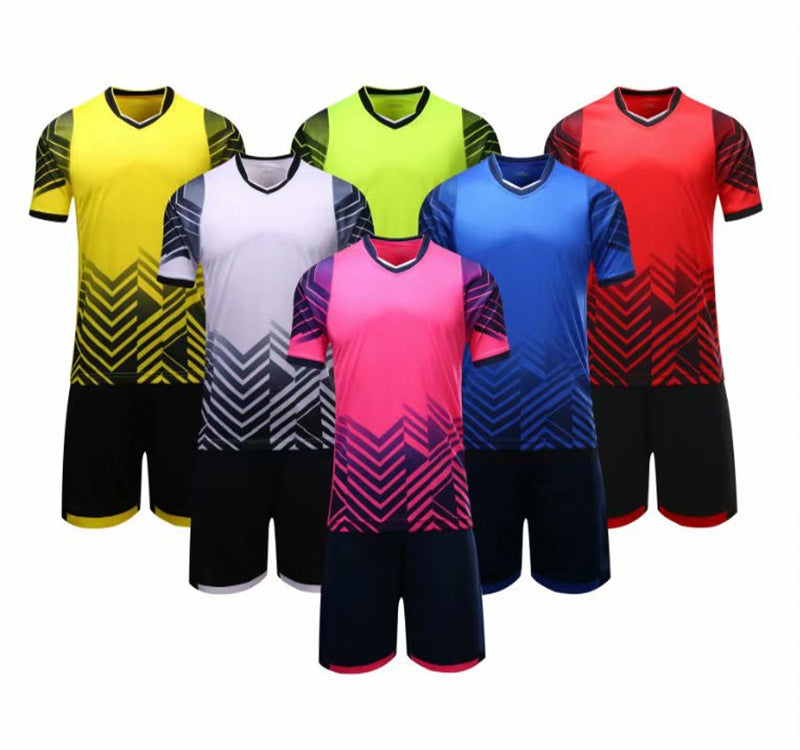 Light Board Football Jersey Training Competition Short Sleeve Suit