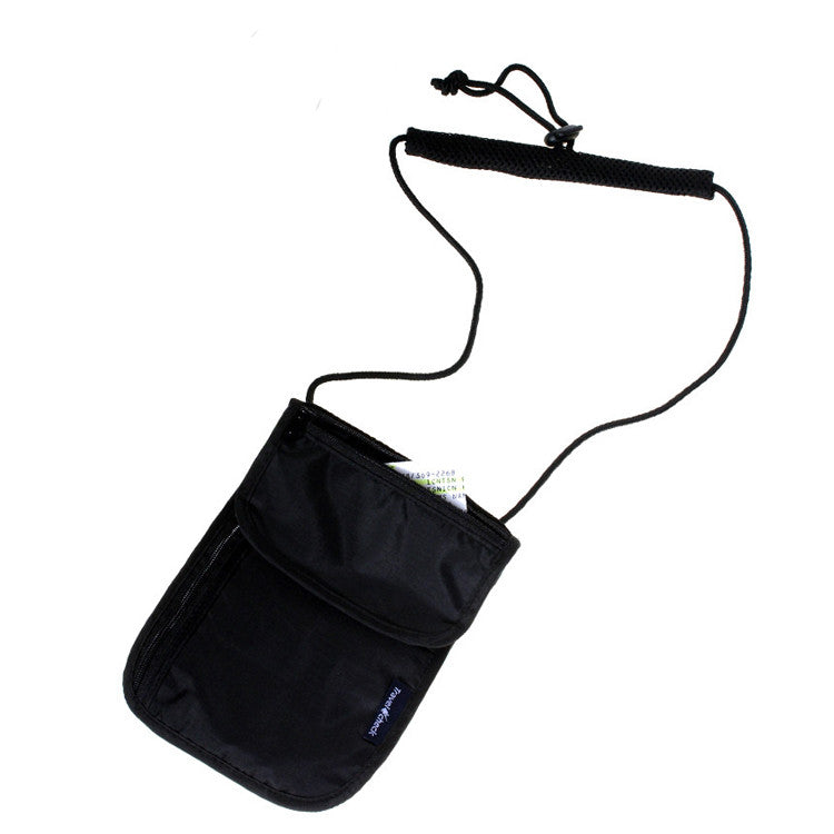 Halter wallet security anti-theft bag