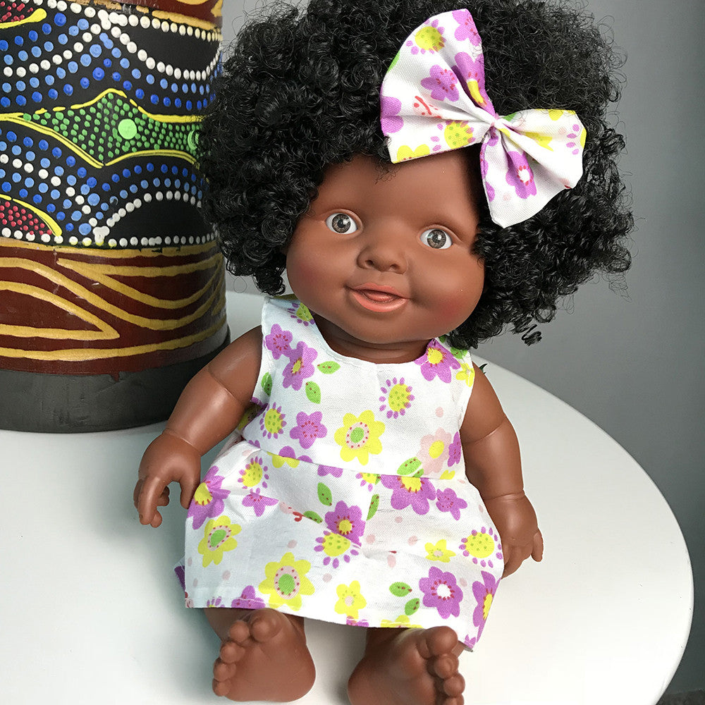 African vinyl doll