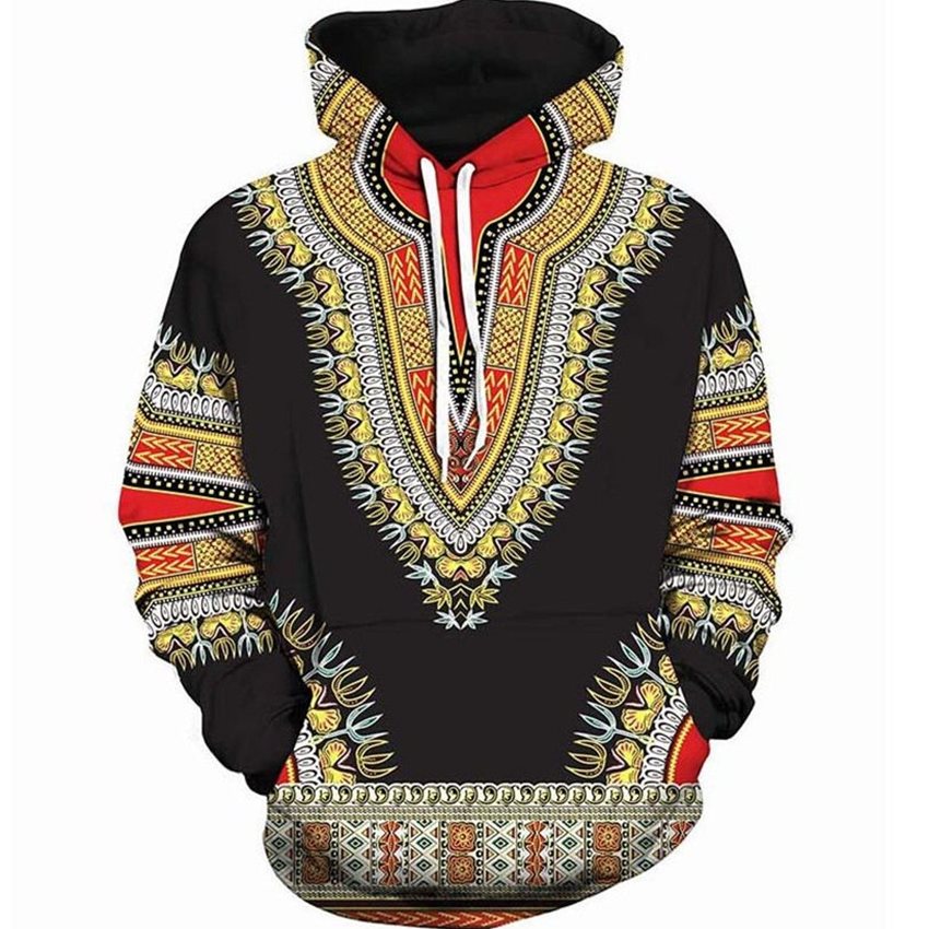 Ethnic print sweatshirt