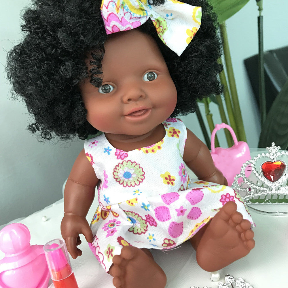 African vinyl doll