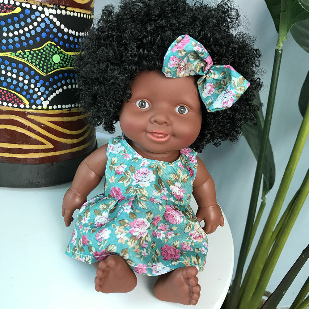 African vinyl doll