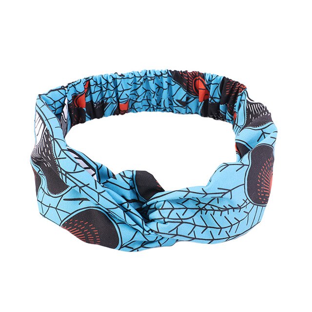 African Pattern Print Headband For Women Twist Style