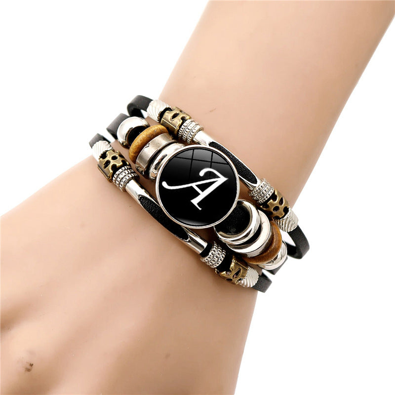 Women's Punk Multi-layer Beaded Bracelet