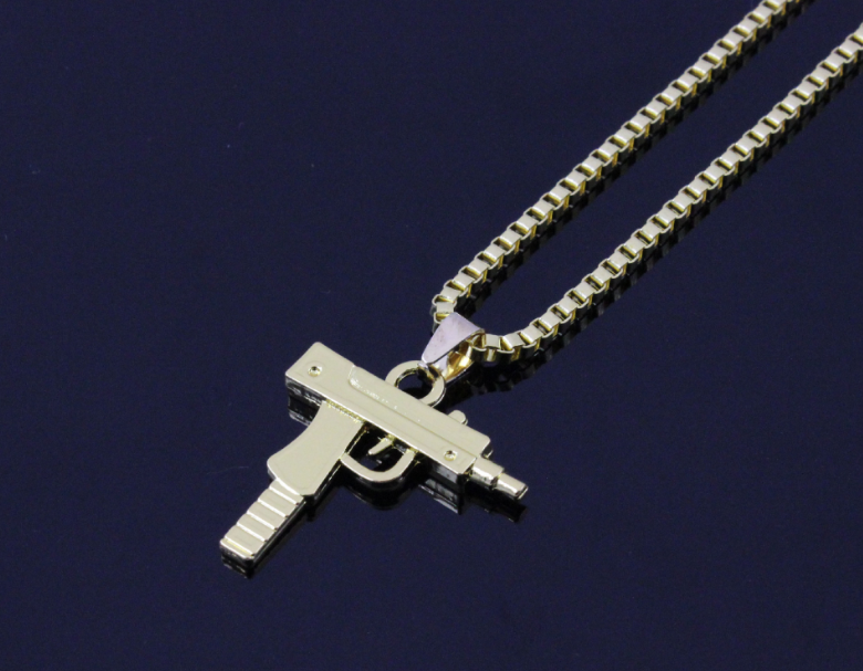 Fashion accessories new pistol necklace