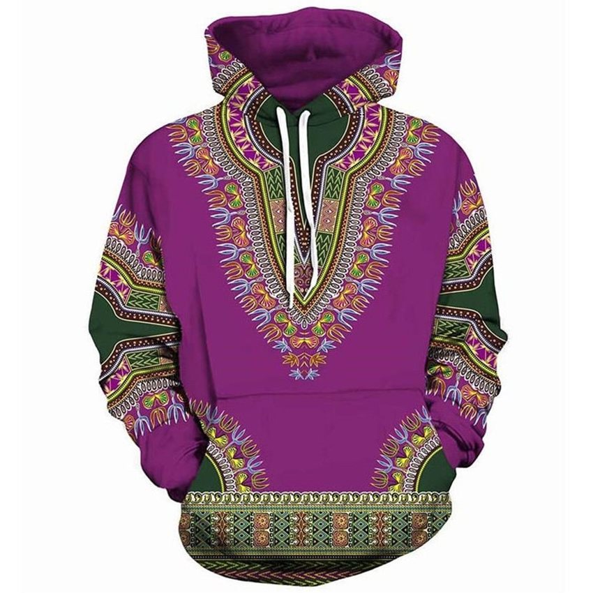 Ethnic print sweatshirt