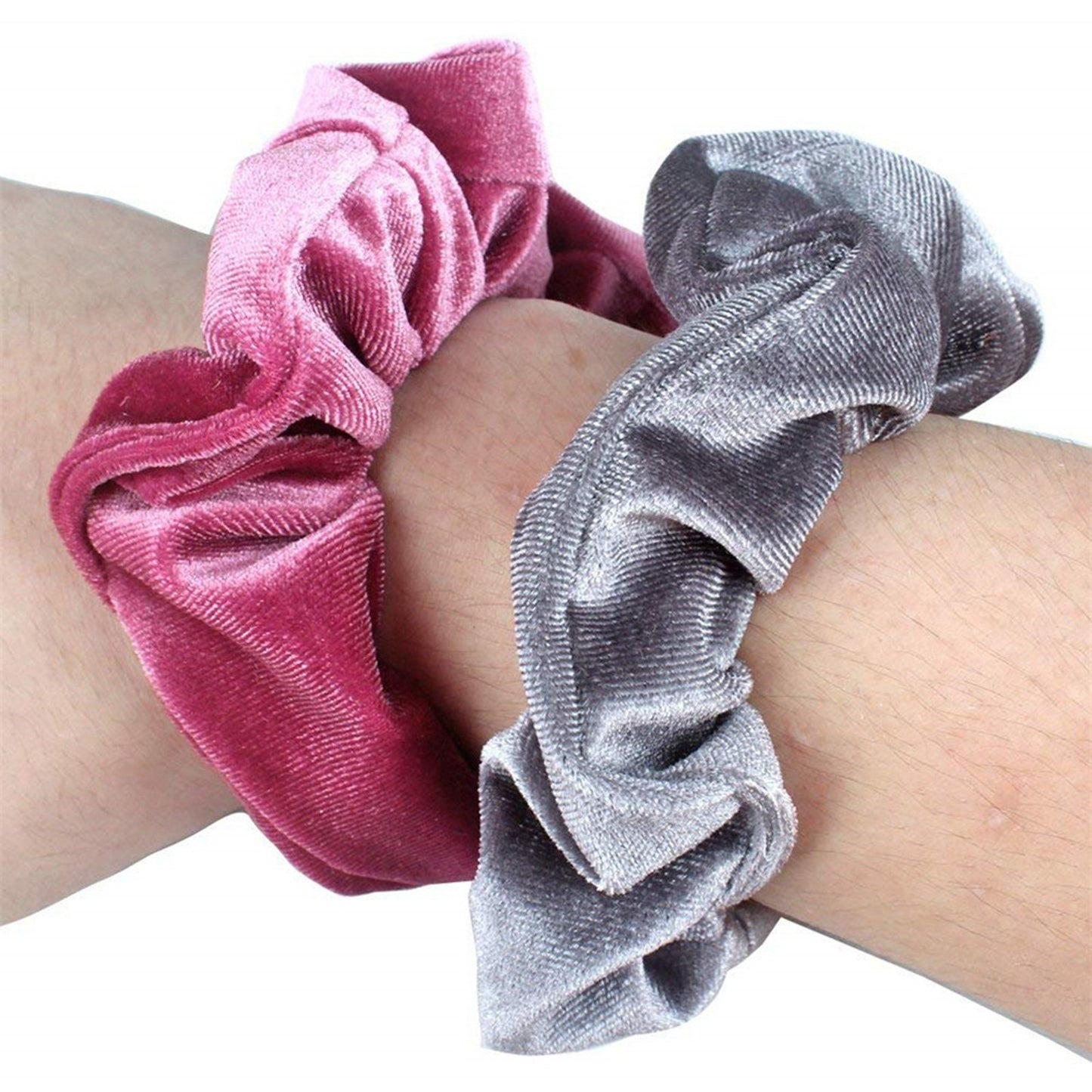 10 Pcs Velvet Elastic Hair Bands Scrunchy for Women Or Girls Hair Accessories