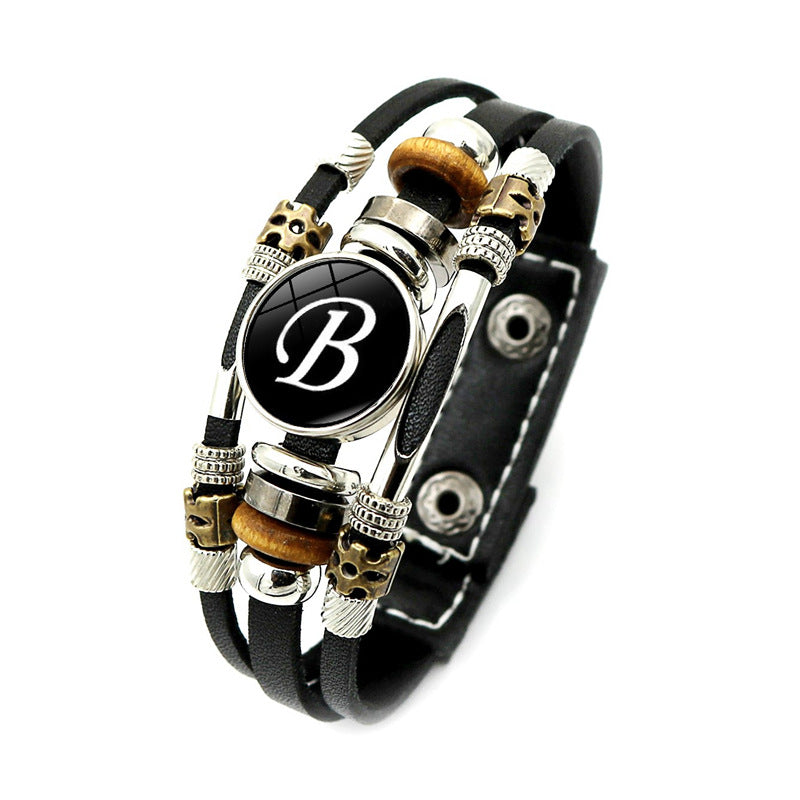 Women's Punk Multi-layer Beaded Bracelet