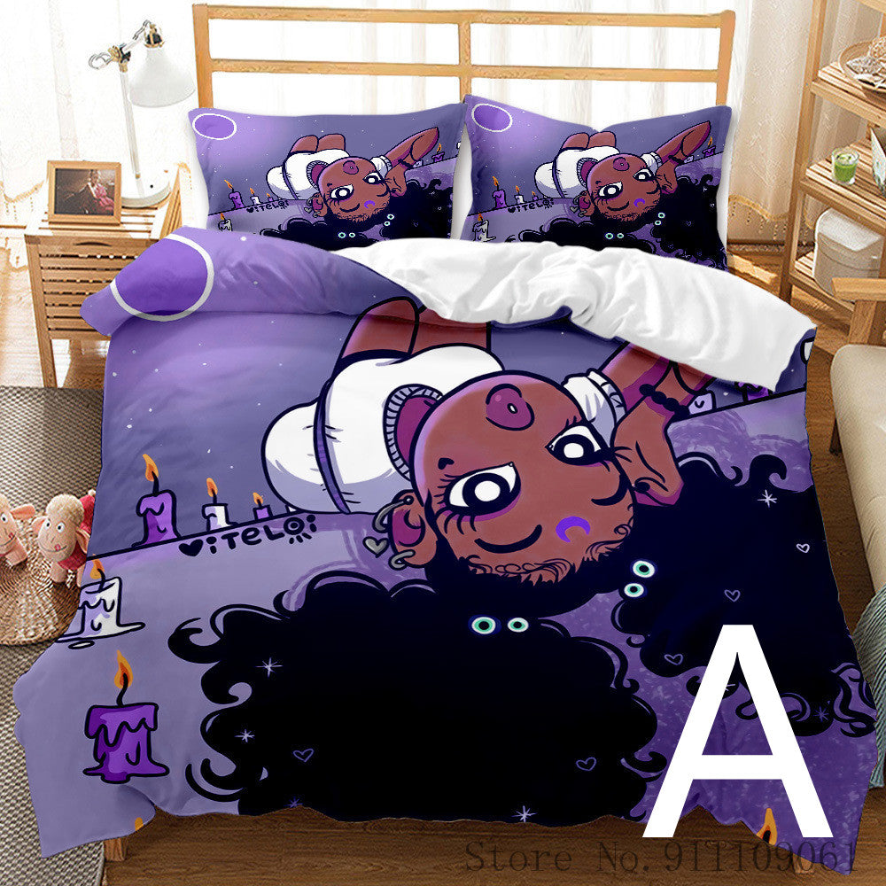 African Girl Bedding Set Children Bedroom Decoration