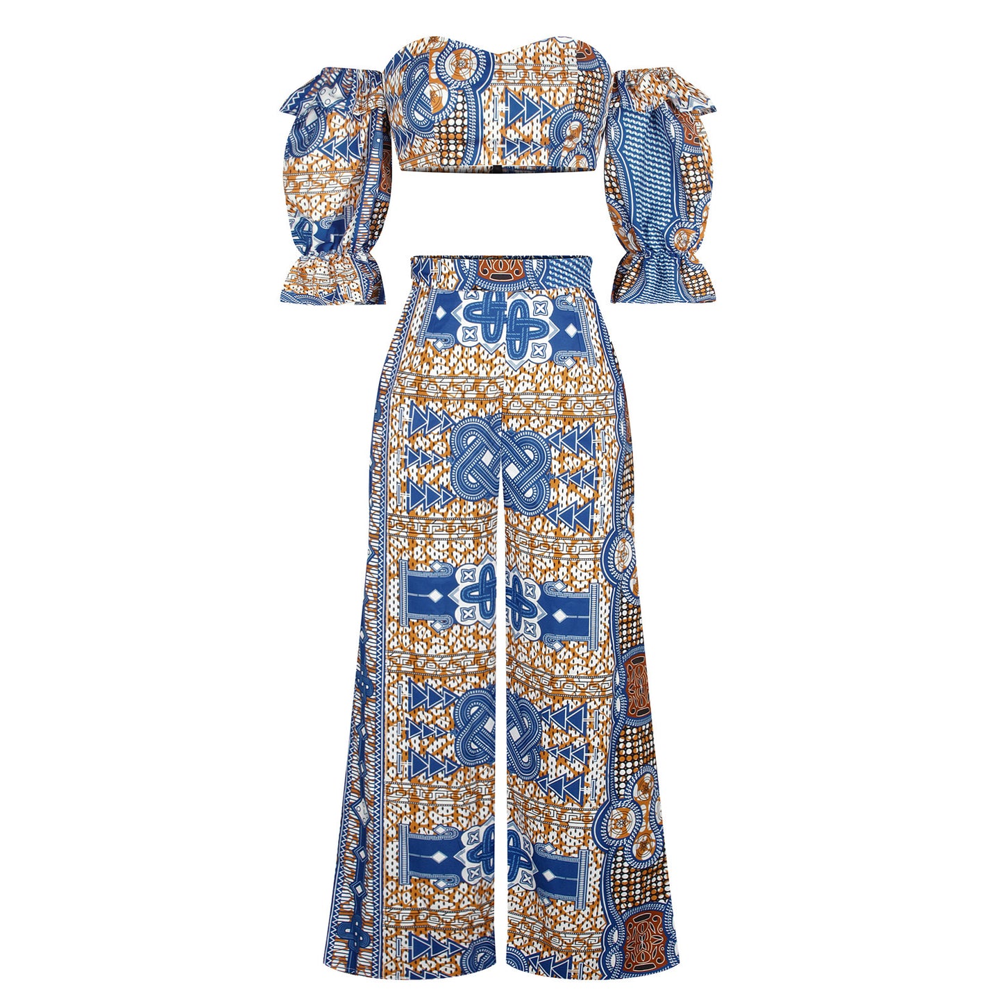 New Digital Print Women's African Fashion Set