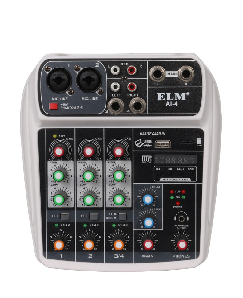 Performance Singing Recording Portable Mixer 4-way Mixer