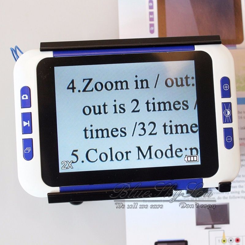 Low vision reader