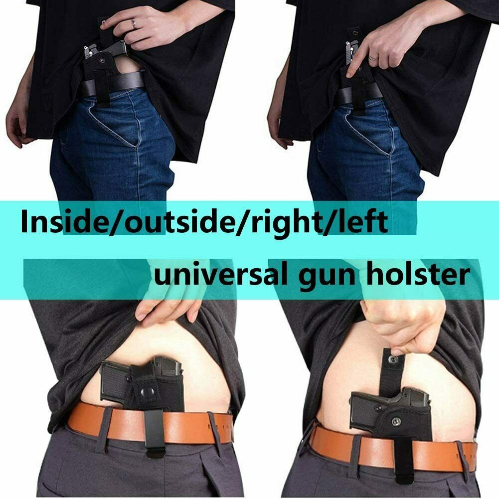 Tactical Universal IWB OWB Belt Weapon Gun Holder Concealed Carry Pistol Holster