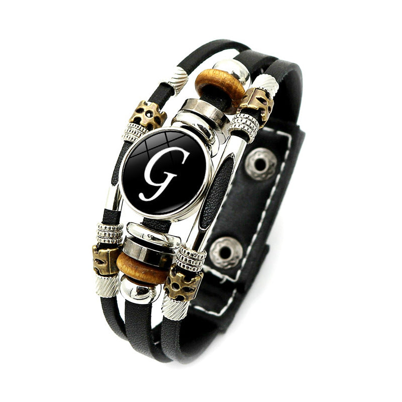 Women's Punk Multi-layer Beaded Bracelet