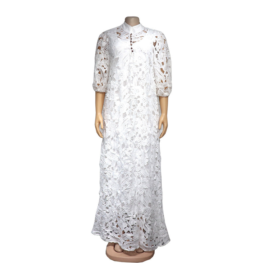 Dress Ethnic Style Clothing Water Soluble Lace