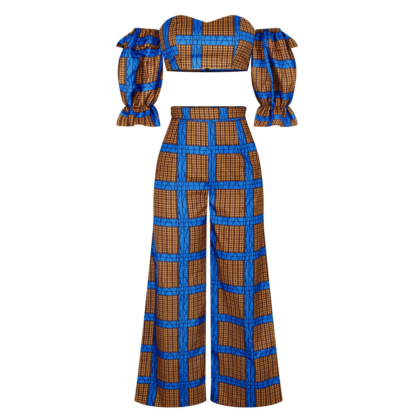 New Digital Print Women's African Fashion Set