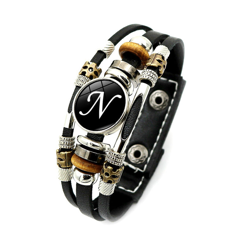 Women's Punk Multi-layer Beaded Bracelet