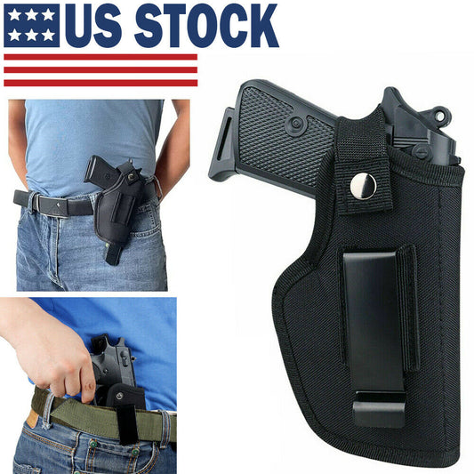 Tactical Universal IWB OWB Belt Weapon Gun Holder Concealed Carry Pistol Holster